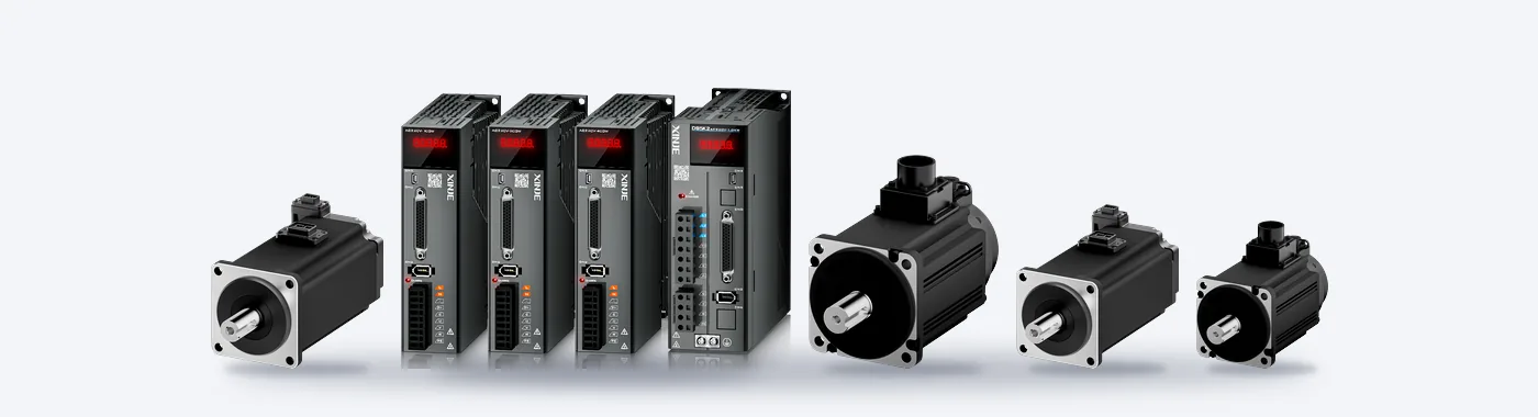 Serwonapędy Xinje DS5 z silnikami MS6S