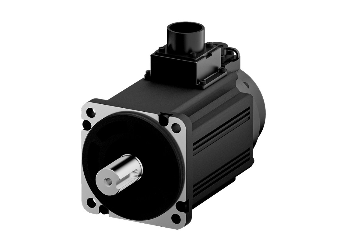 Serwosilnik Xinje MS6S o kołnierzu 100 mm – silnik synchroniczny AC z enkoderem absolutnym