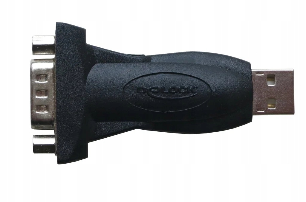 Konwerter USB–RS232 widok z góry