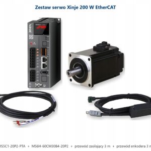 Zestaw serwo Xinje 200W 0,2 kW EtherCAT DS5C1-20P2 + MS6H + przewody 3 m