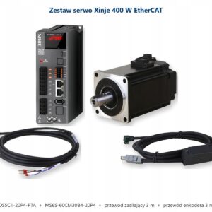 Zestaw serwo Xinje 400W 0,4 kW EtherCAT DS5C1-20P4 + MS6S + przewody 3 m