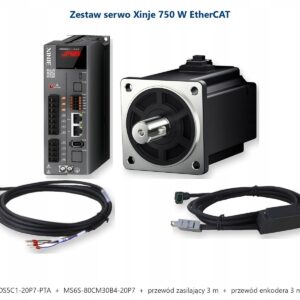 Zestaw serwo Xinje 750W 0,75 kW EtherCAT DS5C1-20P7 + MS6S + przewody 3 m
