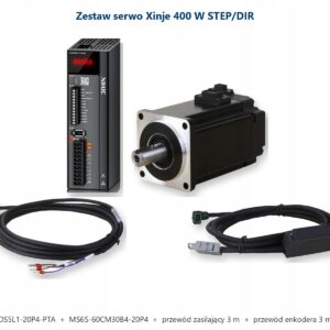 Zestaw serwo Xinje 400W 0,4 kW STEP/DIR DS5L1-20P4 + MS6S + przewody 3 m