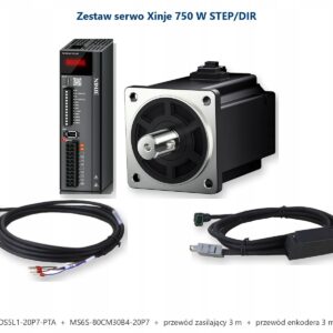 Zestaw serwo Xinje 750W 0,75 kW STEP/DIR DS5L1-20P7 + MS6S + przewody 3 m