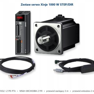 Zestaw serwo Xinje 1000W 1,0 kW STEP/DIR DS5L1-20P7 + MS6H + przewody 3 m