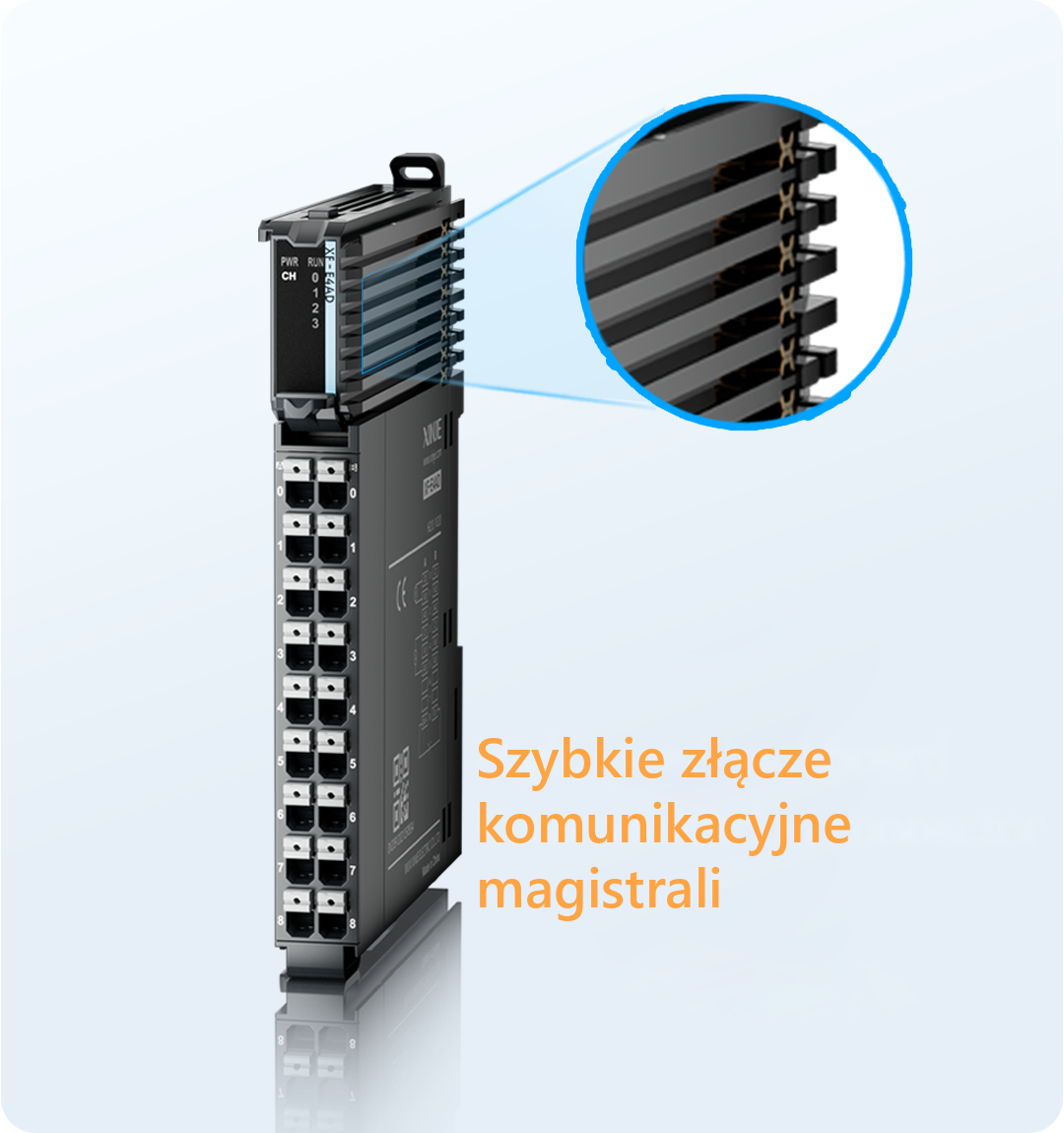 Xinje XF-E1HSC — moduł szybkiego licznika - obrazek 3