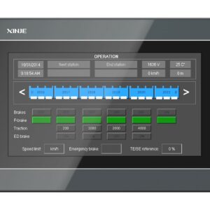 Xinje TS3-700-E — panel HMI 7″, 800×480
