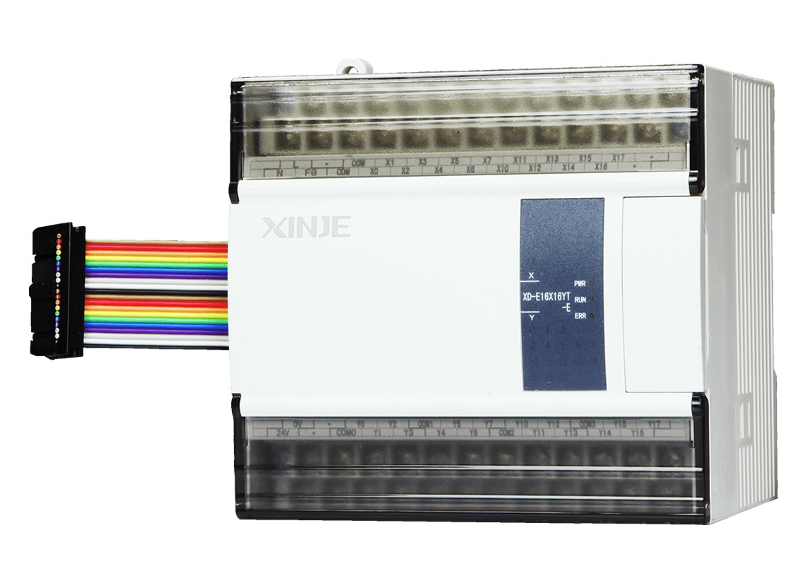 Xinje XD-E16X16YT-E — moduł wejść/wyjść cyfrowych