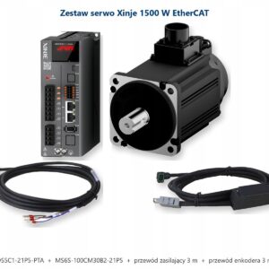 Zestaw serwo Xinje 1500W 1,5 kW EtherCAT DS5C1-21P5 + MS6S + przewody 3 m