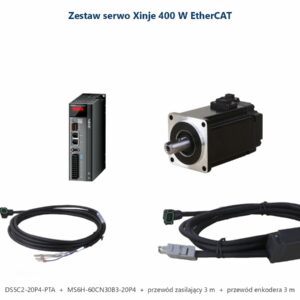 Zestaw serwo Xinje 400W 0,4 kW EtherCAT DS5C2-20P4 + MS6H + przewody 3 m