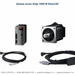 Zestaw serwo Xinje 1000W 1,0 kW EtherCAT DS5C2-21P0 + MS6H + przewody 3 m